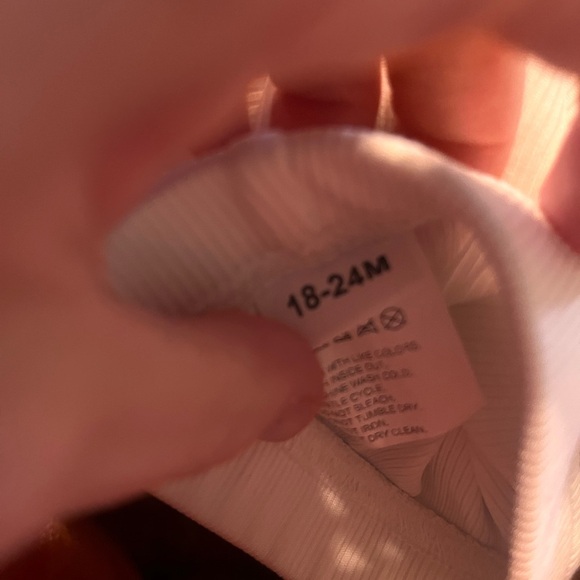 White Floral Graphic Sweatshirt - Picture 5 of 6